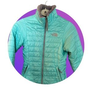 Girls The North Face 10/12 reversible jacket